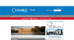 Desktop Screenshot of chamblyexpress.ca